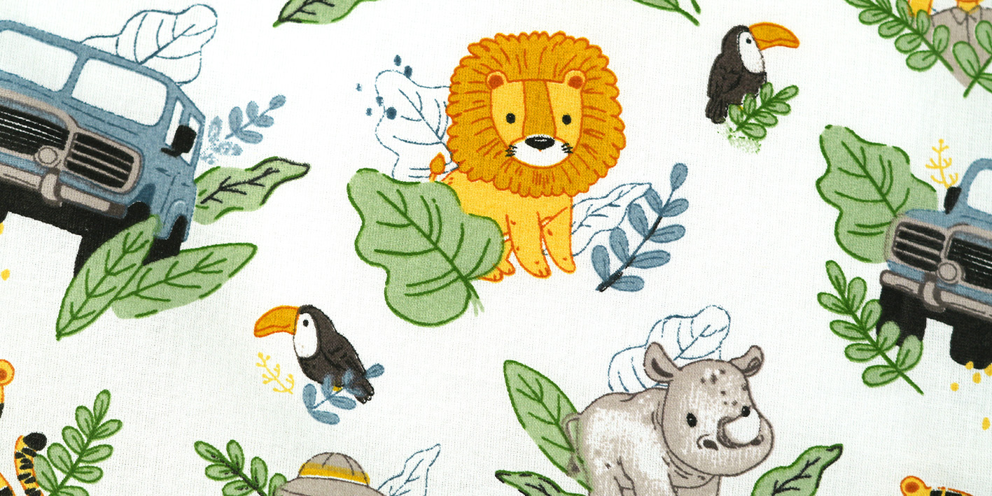 Pościel 100x160 cm 100% bawełna rajd safari